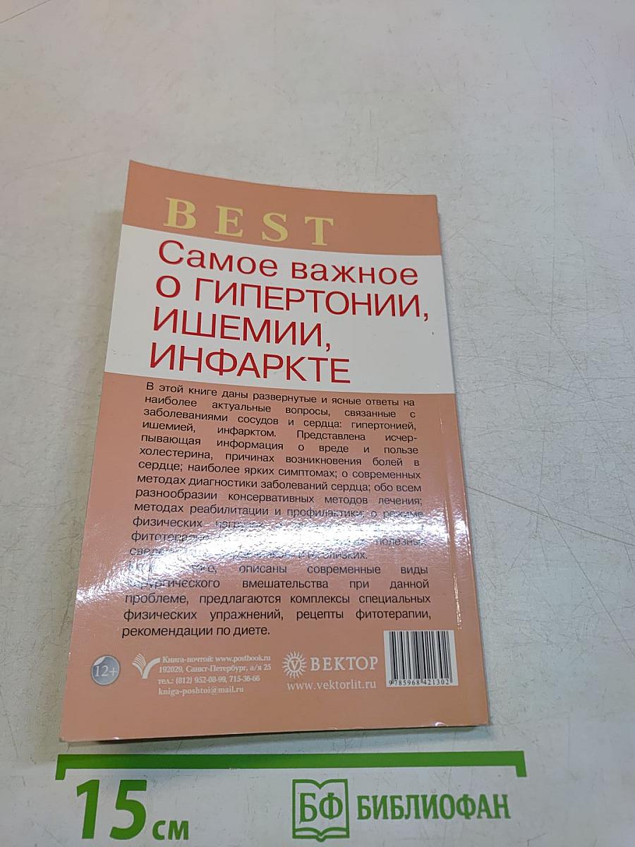 Самое важное о гипертонии, ишемии, инфаркте