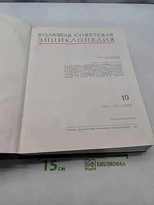 Большая советская энциклопедия. Том 10. Ива — Итальянцы