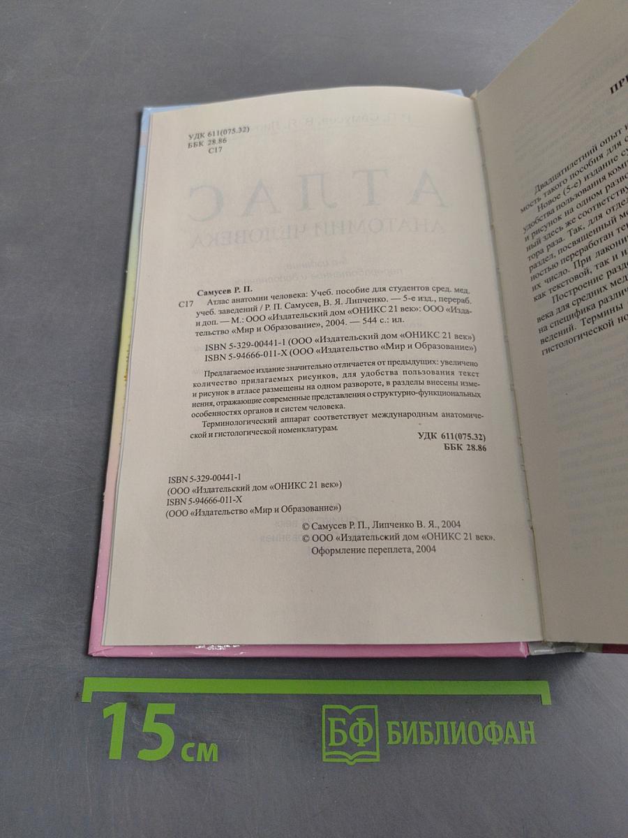 Атлас анатомии человека