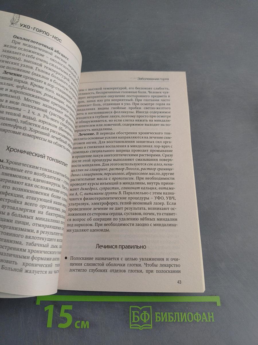 Ухо. Горло. Нос. Лучшие методы лечения