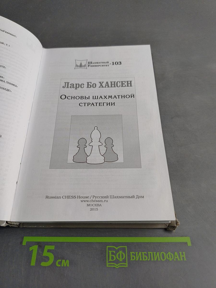 Основы шахматной стратегии