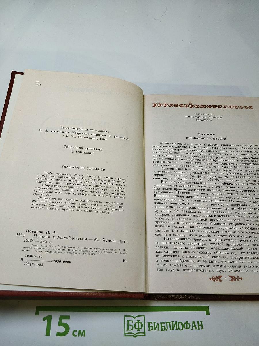 Пушкин в Михайловском