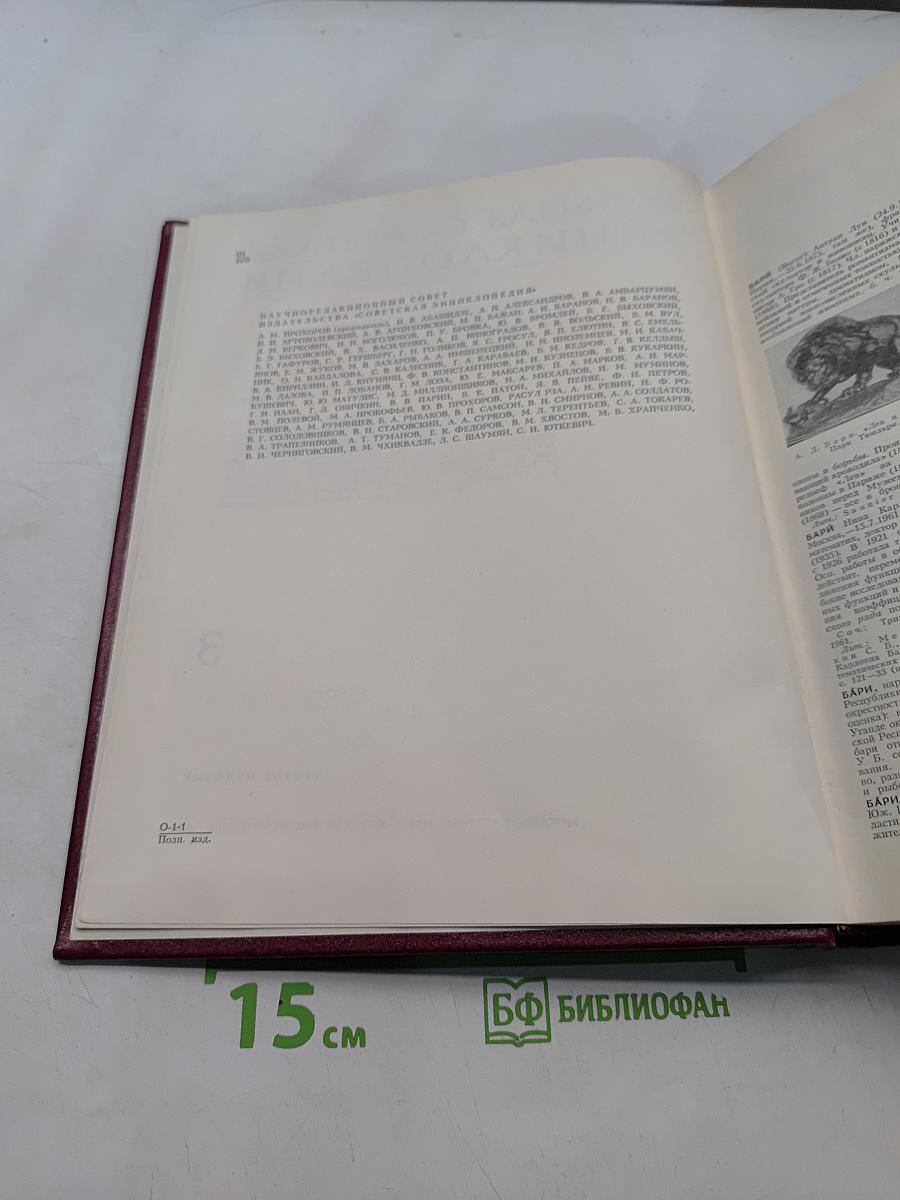 Большая Советская Энциклопедия. Том 3. Бари - Браслет