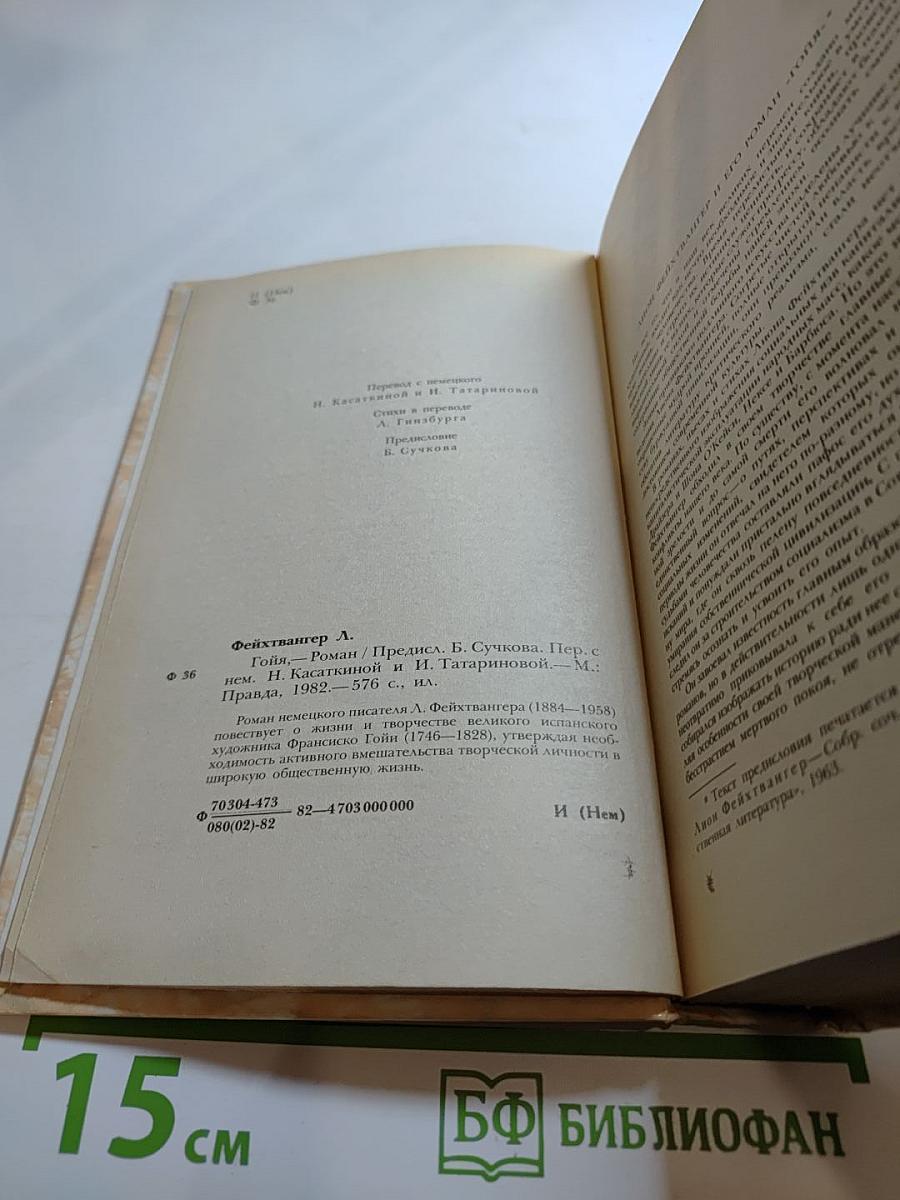 Гойя, или Тяжкий путь познания