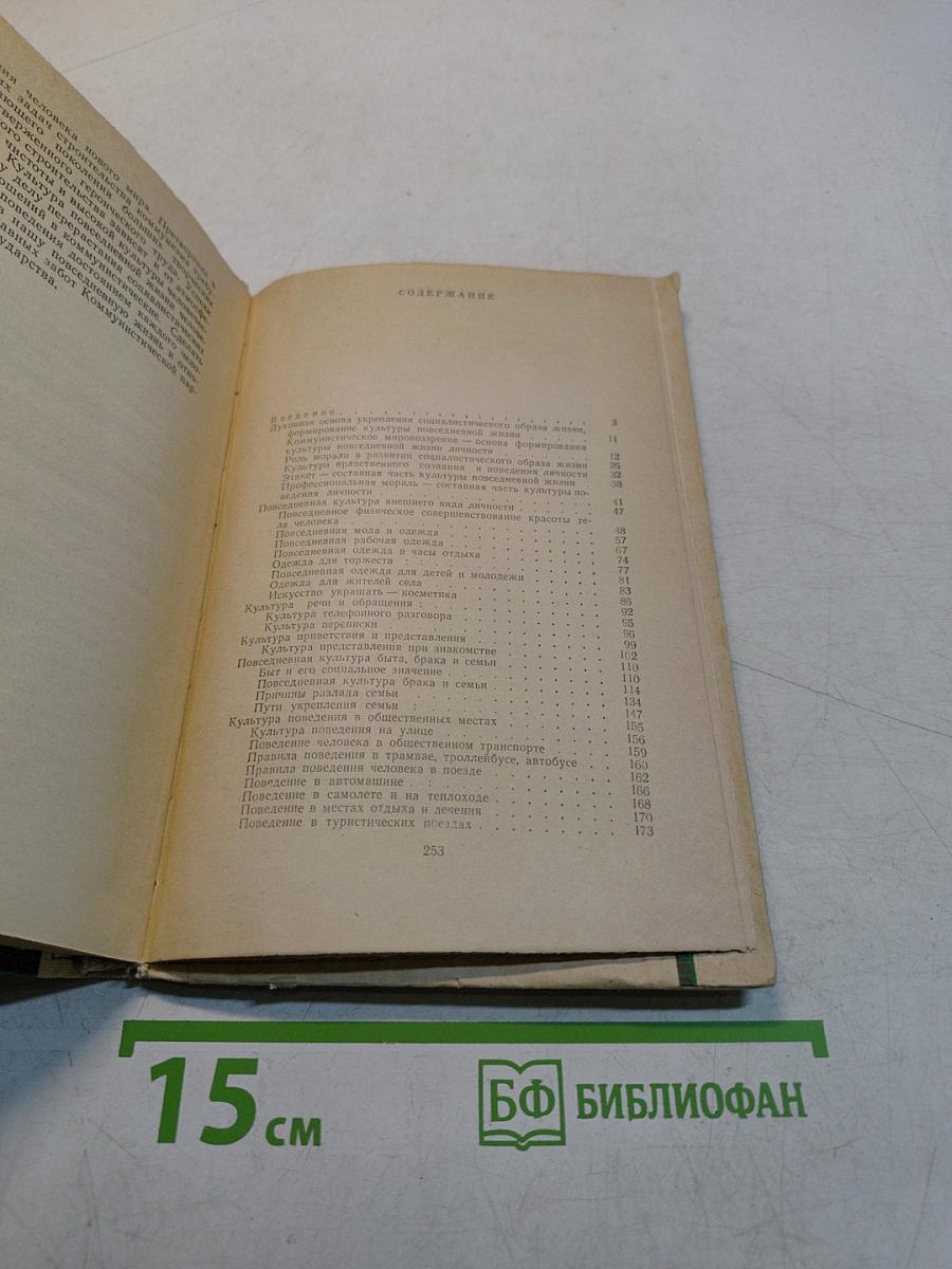 Культура повседневной жизни