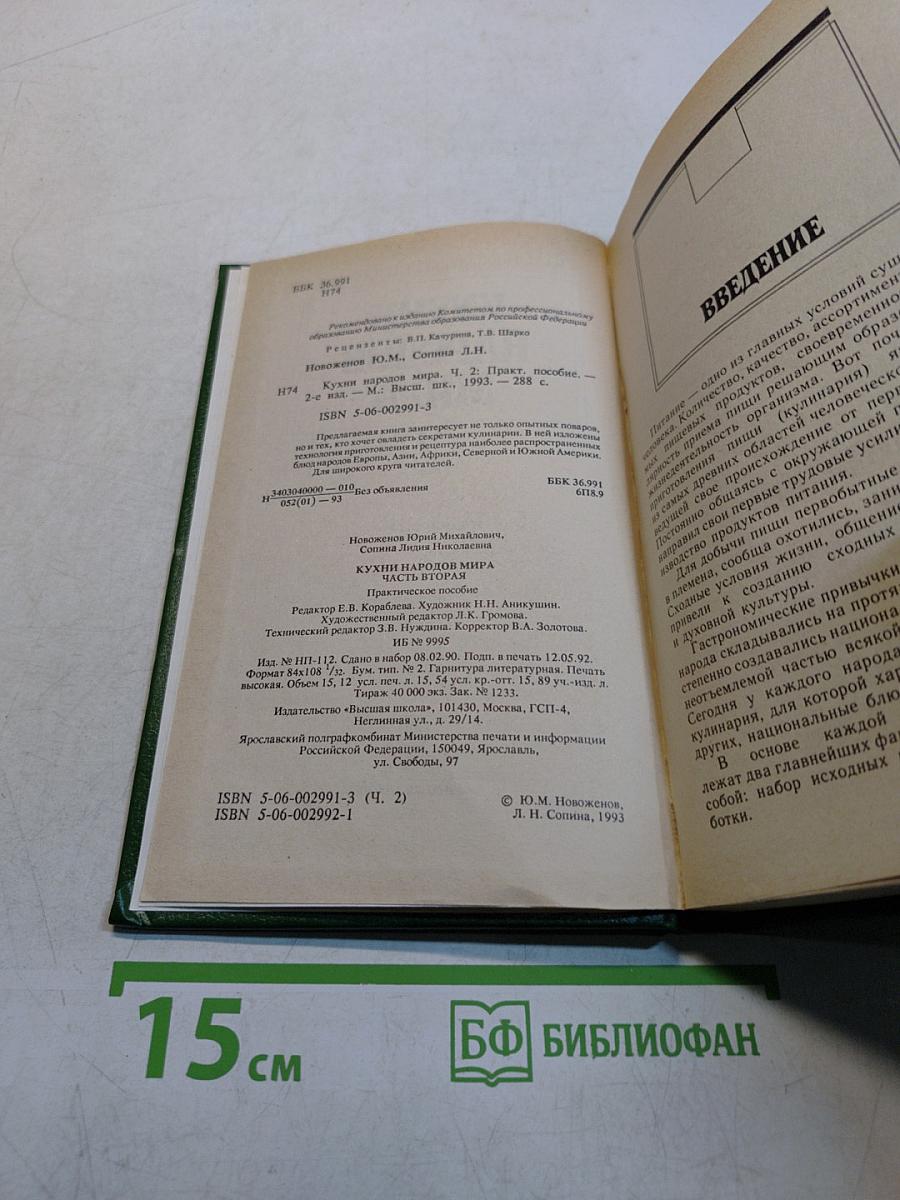 Кухни народов мира. Часть 2