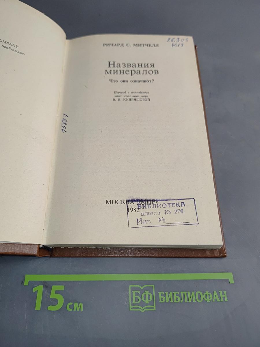 Названия минералов. Что они означают?