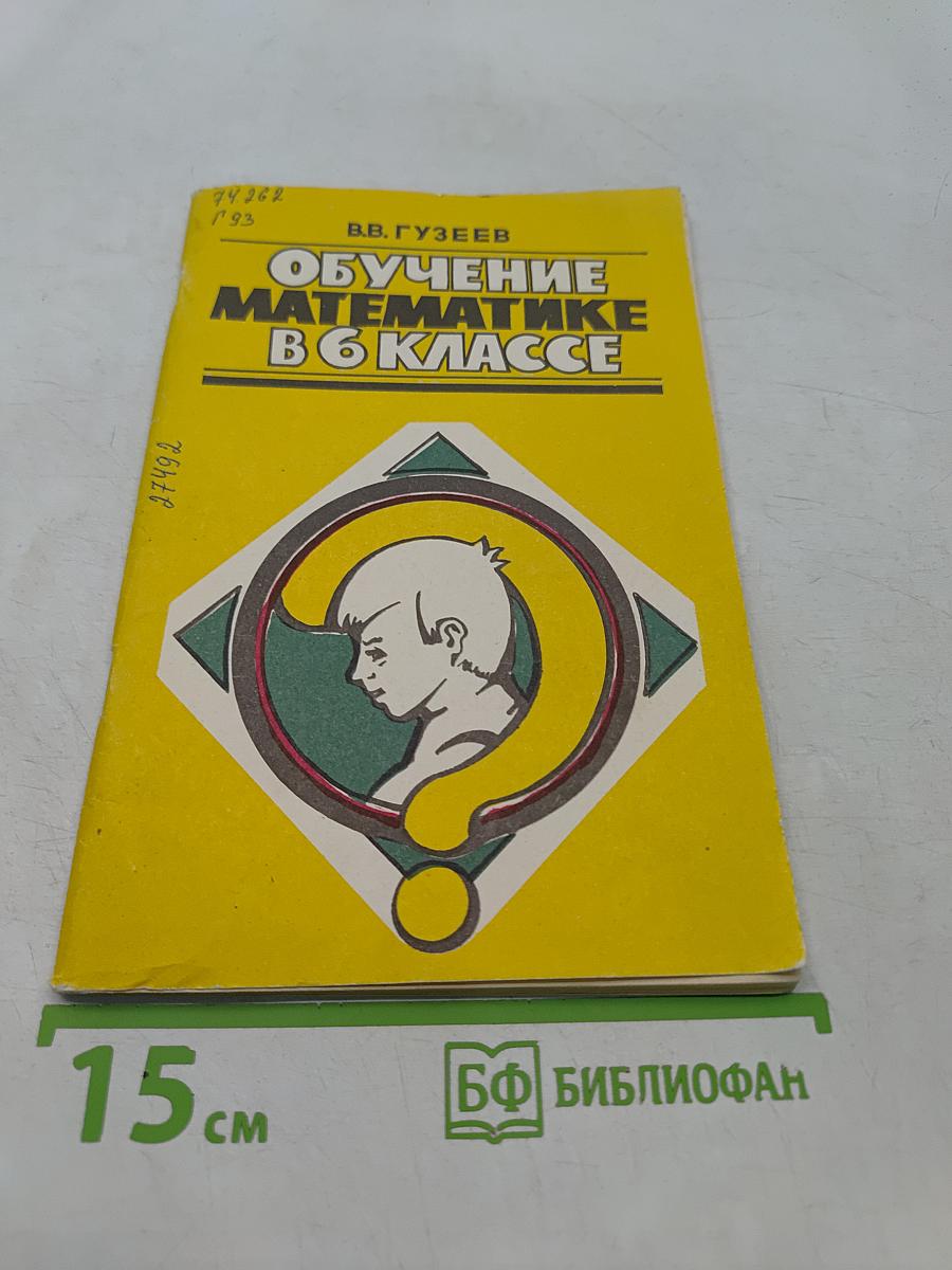 Обучение математике в 6 классе (с компьютерной поддержкой). Книга для учителя