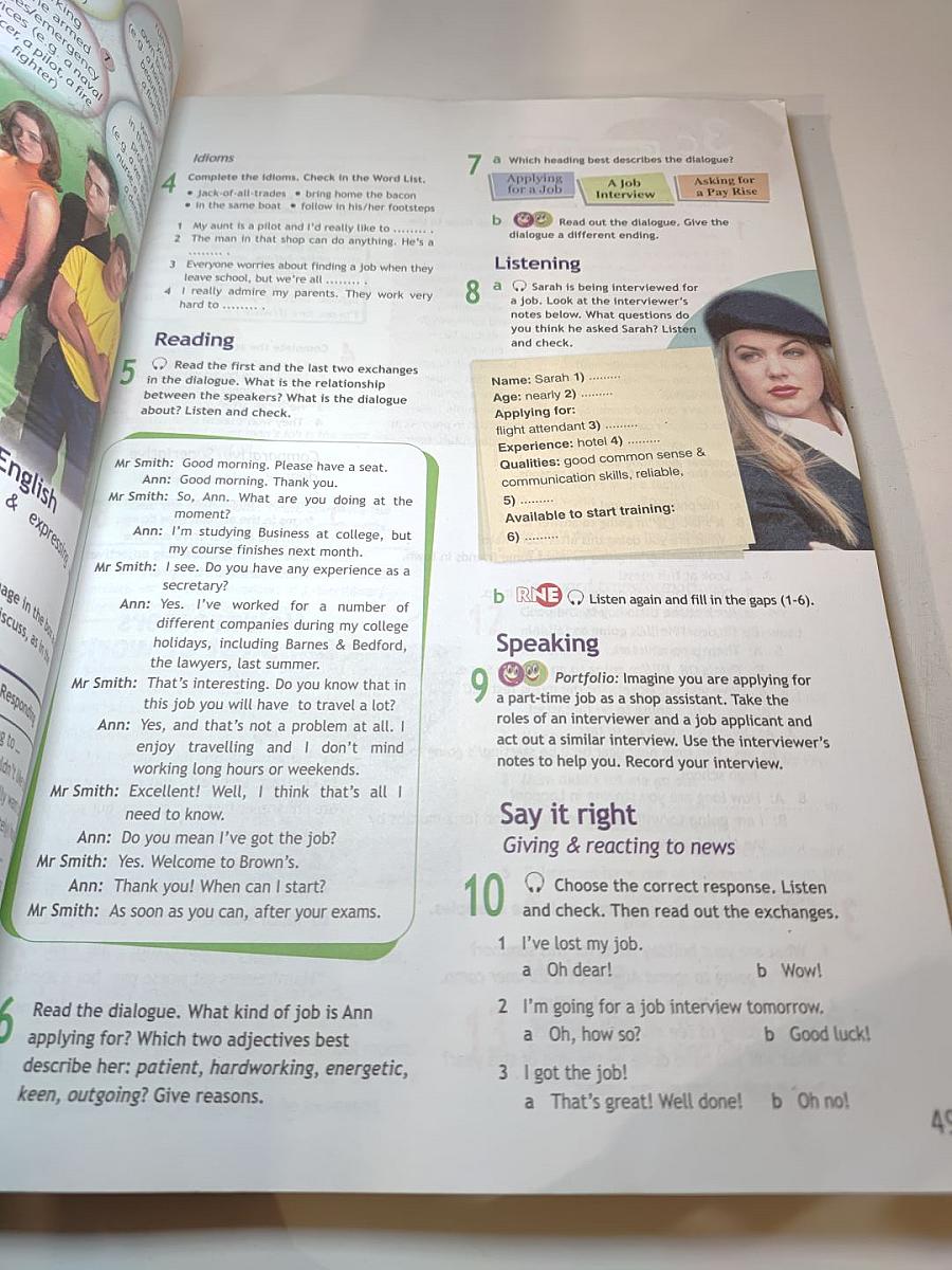 Английский язык. 10 класс. Учебник. Spotlight Student's Book