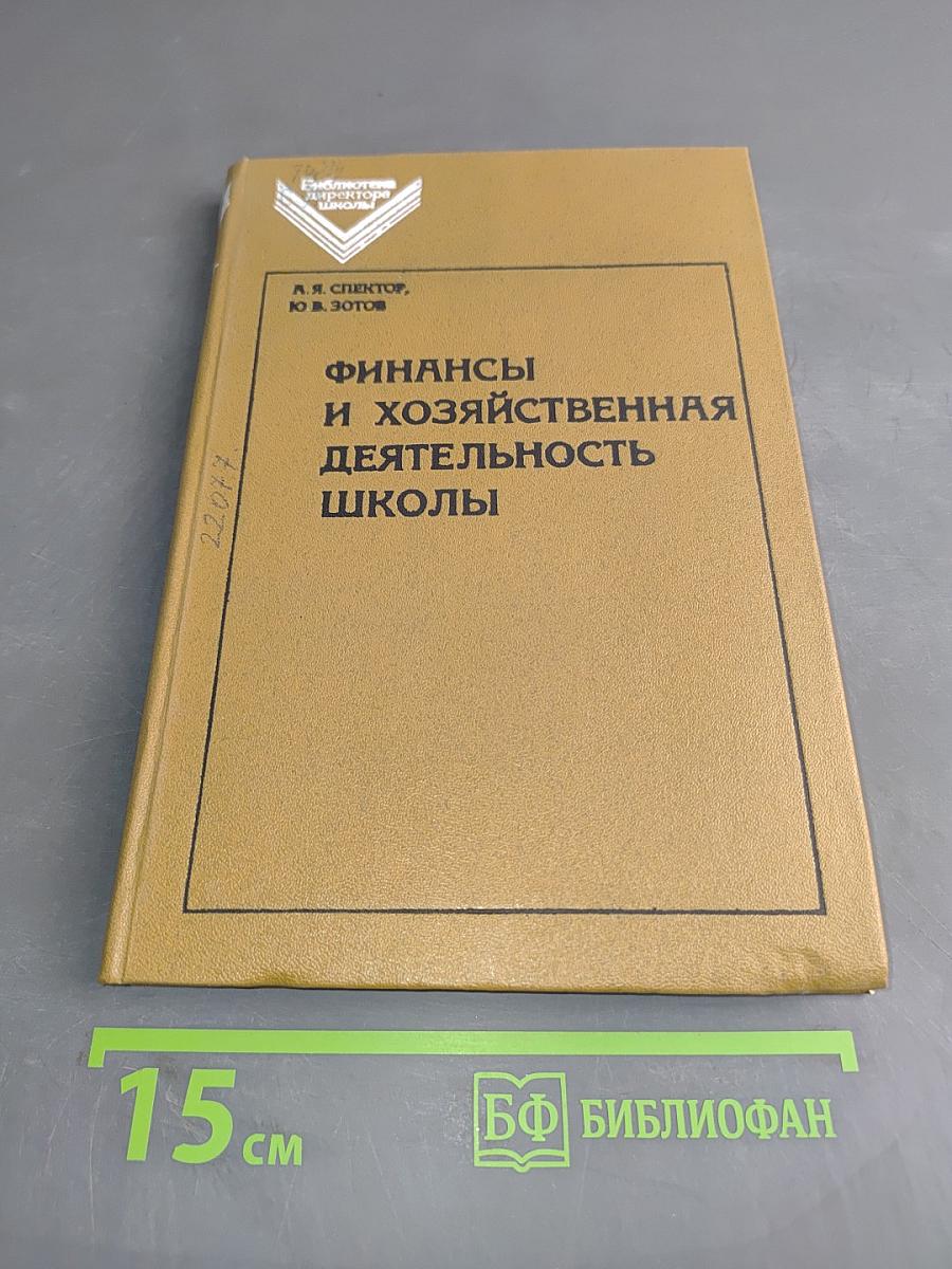 Финансы и хозяйственная деятельность школы