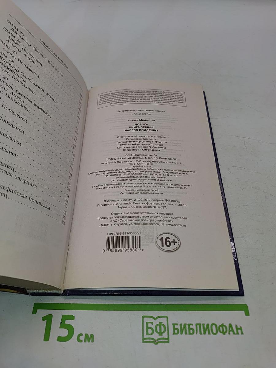 Дорога. Книга первая. Налево пойдешь?
