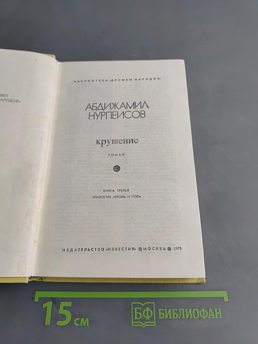 Крушение. Книга третья трилогии «Кровь и пот»
