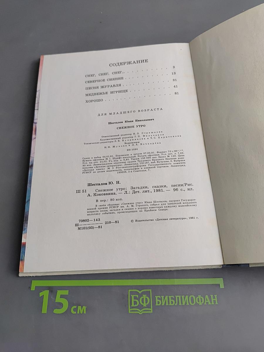 Снежное утро