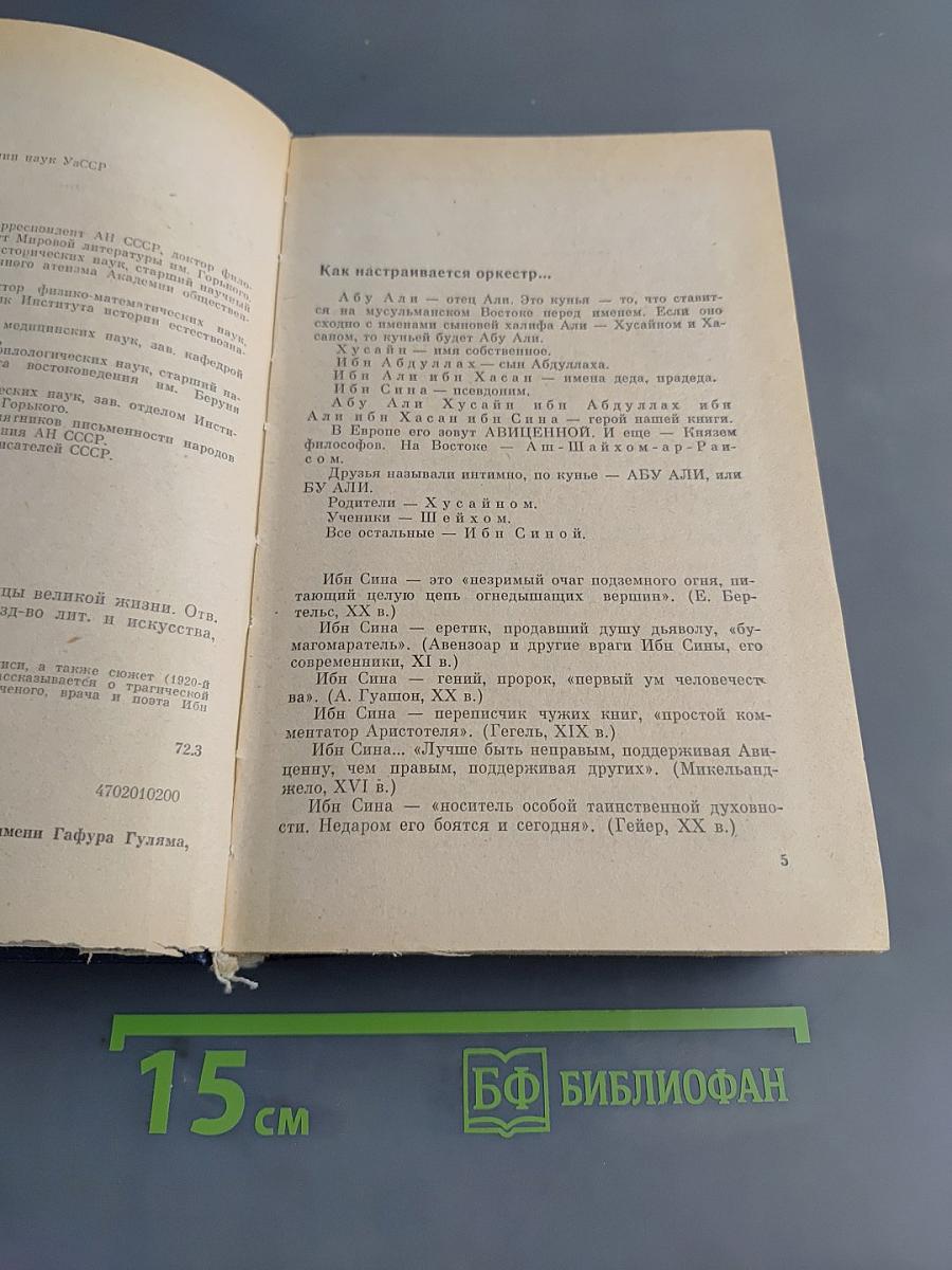Ибн Сина (Авиценна). Страницы великой жизни