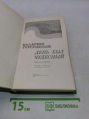 День был чудесный