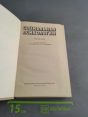 Социальная психология. Краткий очерк