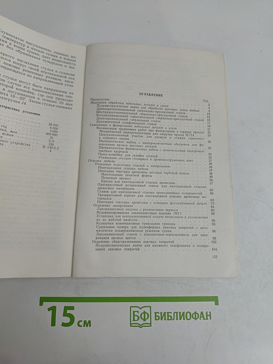 Новое в производстве мебели