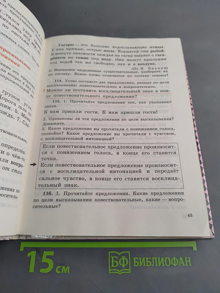 Русский язык. Учебник для 2 класса трехлетней начальной школы