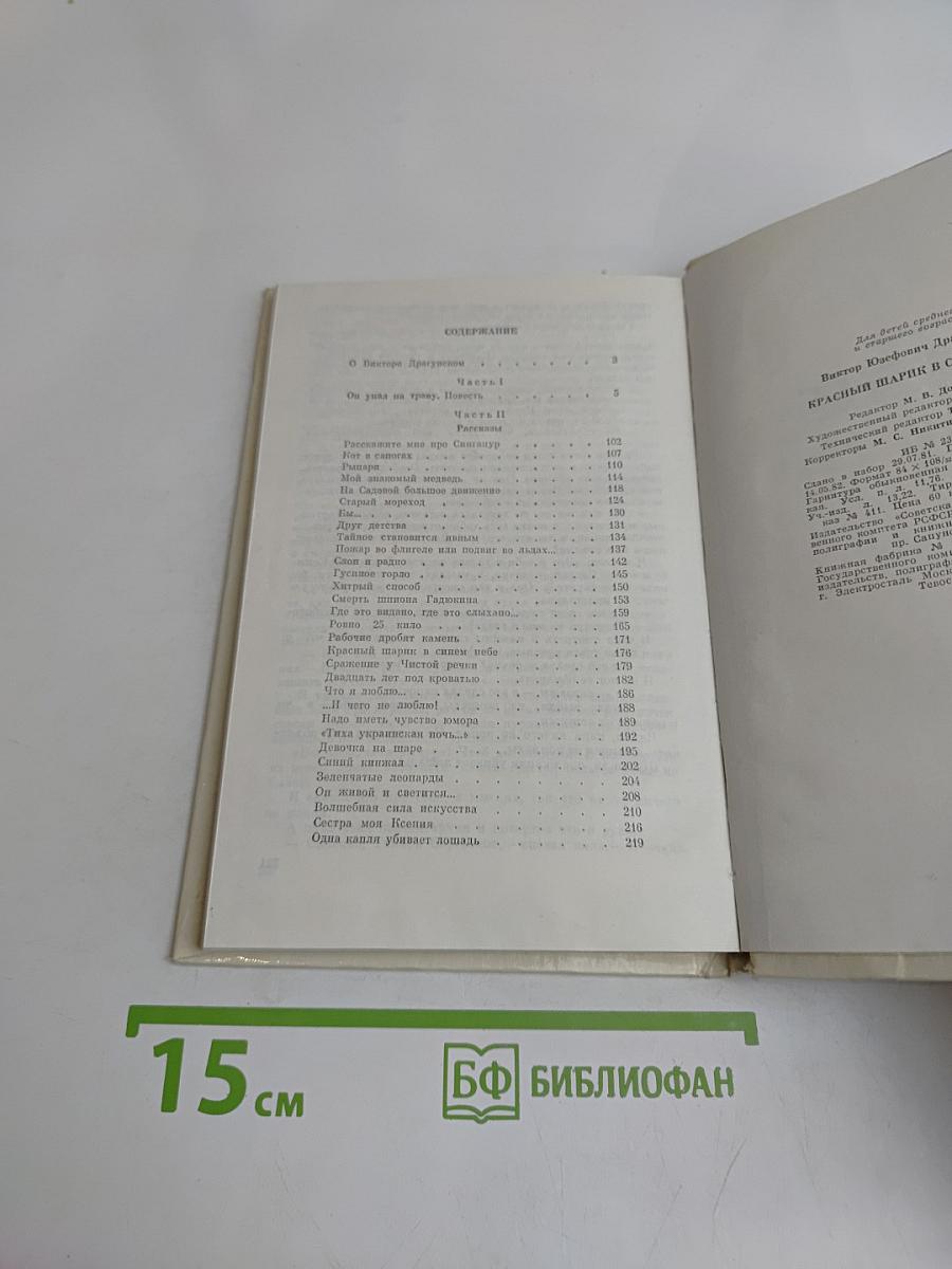 Красный шарик в синем небе
