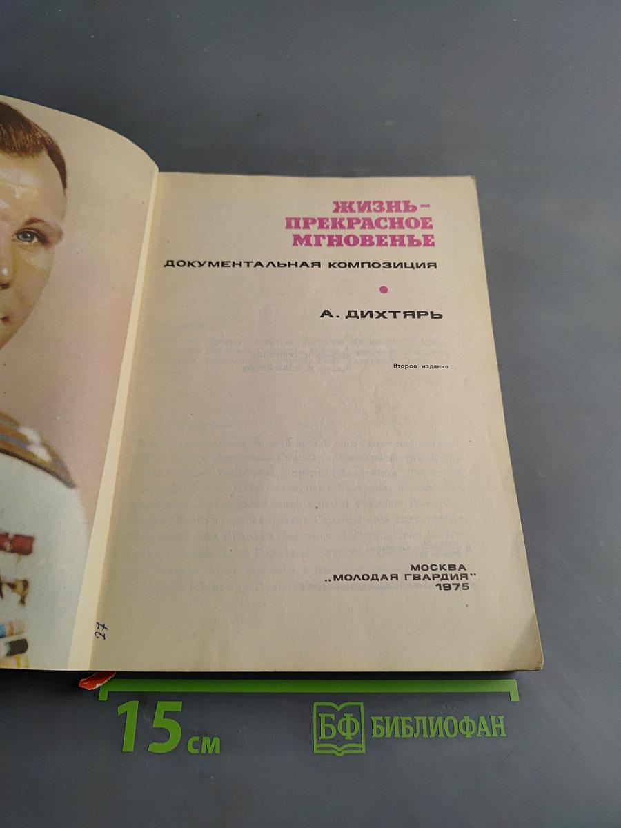 Жизнь — прекрасное мгновенье