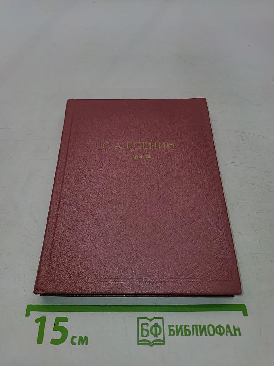 Собрание сочинений ивести томах. Том III. Поэмы (1921-1925)