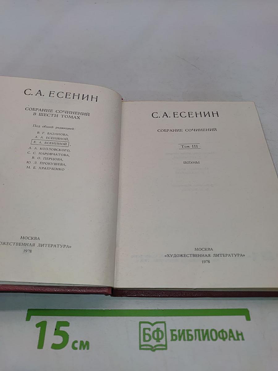 Собрание сочинений ивести томах. Том III. Поэмы (1921-1925)
