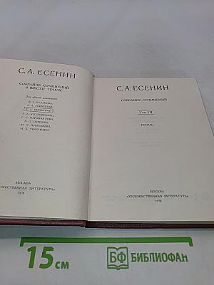 Собрание сочинений ивести томах. Том III. Поэмы (1921-1925)