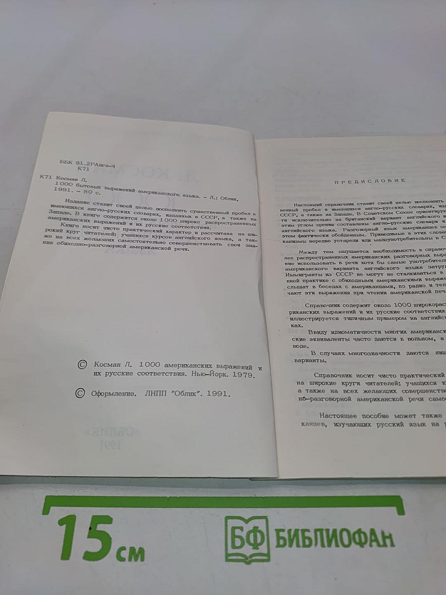 1000 бытовых выражений американского языка