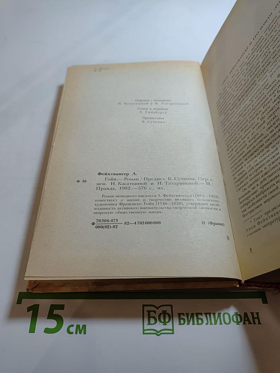 Гойя, или Тяжкий путь познания