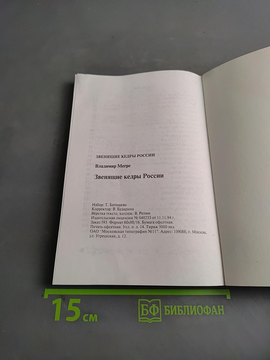 Звенящие Кедры России. Книга вторая