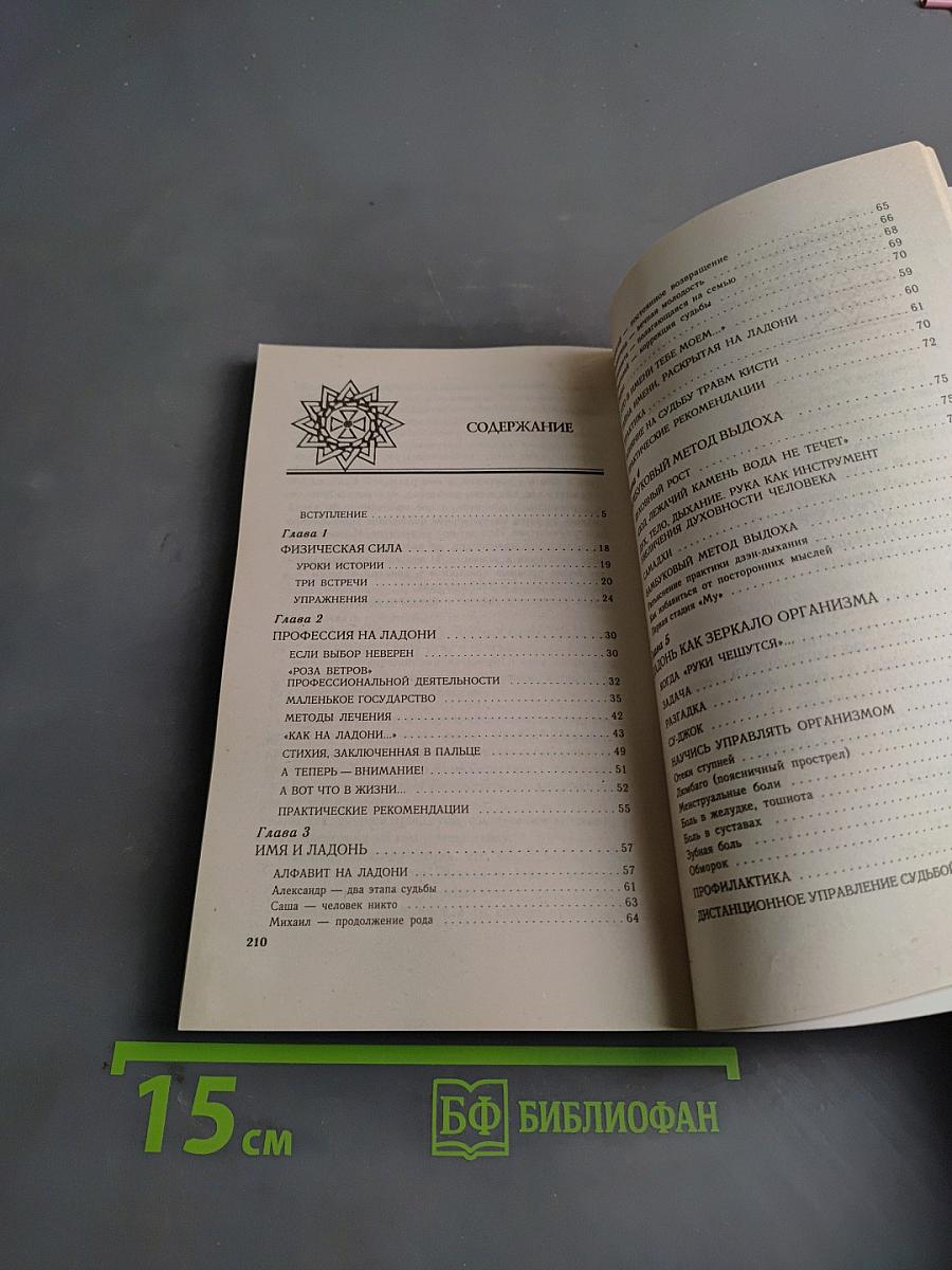 12 сторон ладони