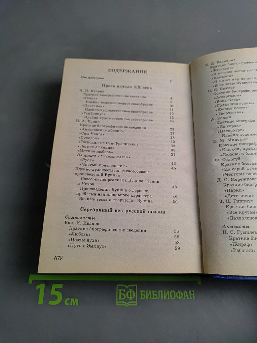 Все произведения школьной программы в кратком изложении. 11 класс