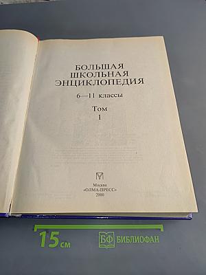 Большая школьная энциклопедия. Том 1
