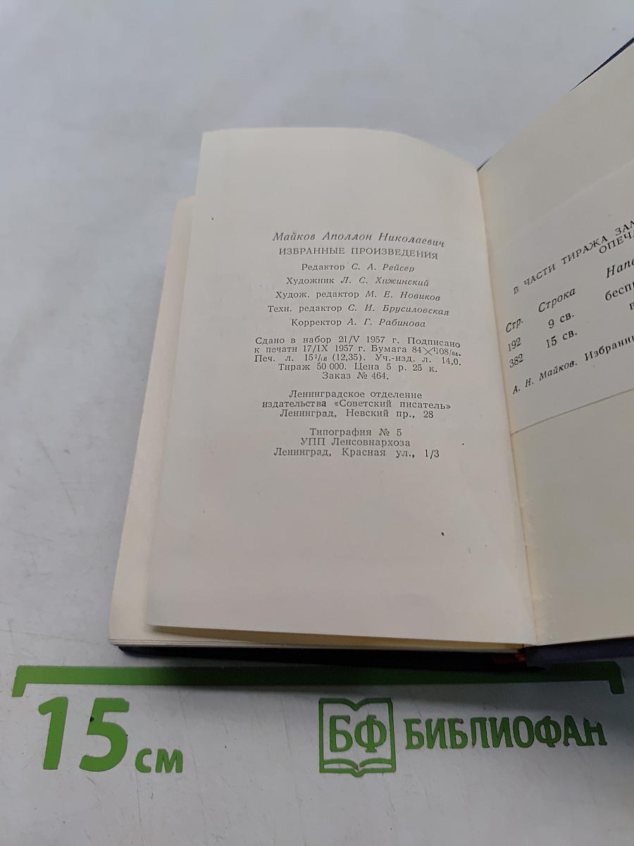 Избранные произведения