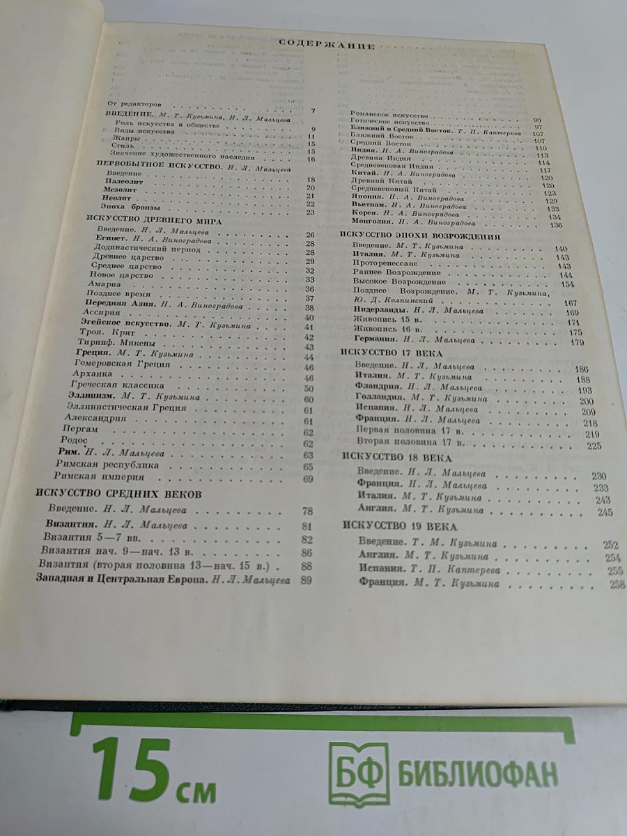 История зарубежного искусства
