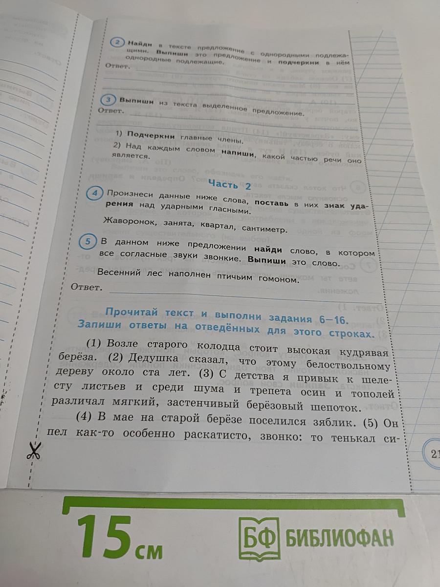 Русский язык. 4 класс. 10 вариантов заданий. Всероссийская проверочная работа. Типовые задания
