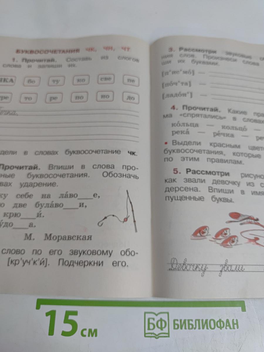 Русский язык. Рабочая тетрадь. 1 класс