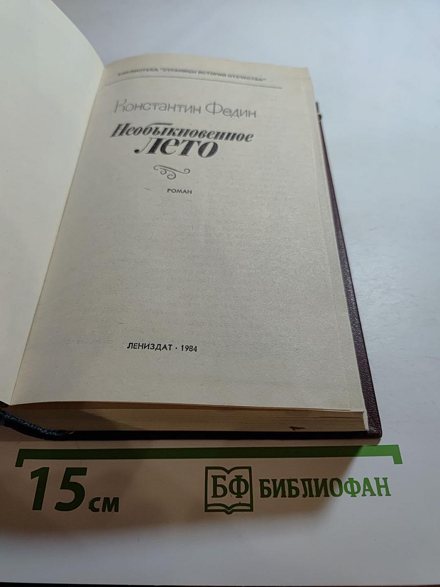Необыкновенное лето
