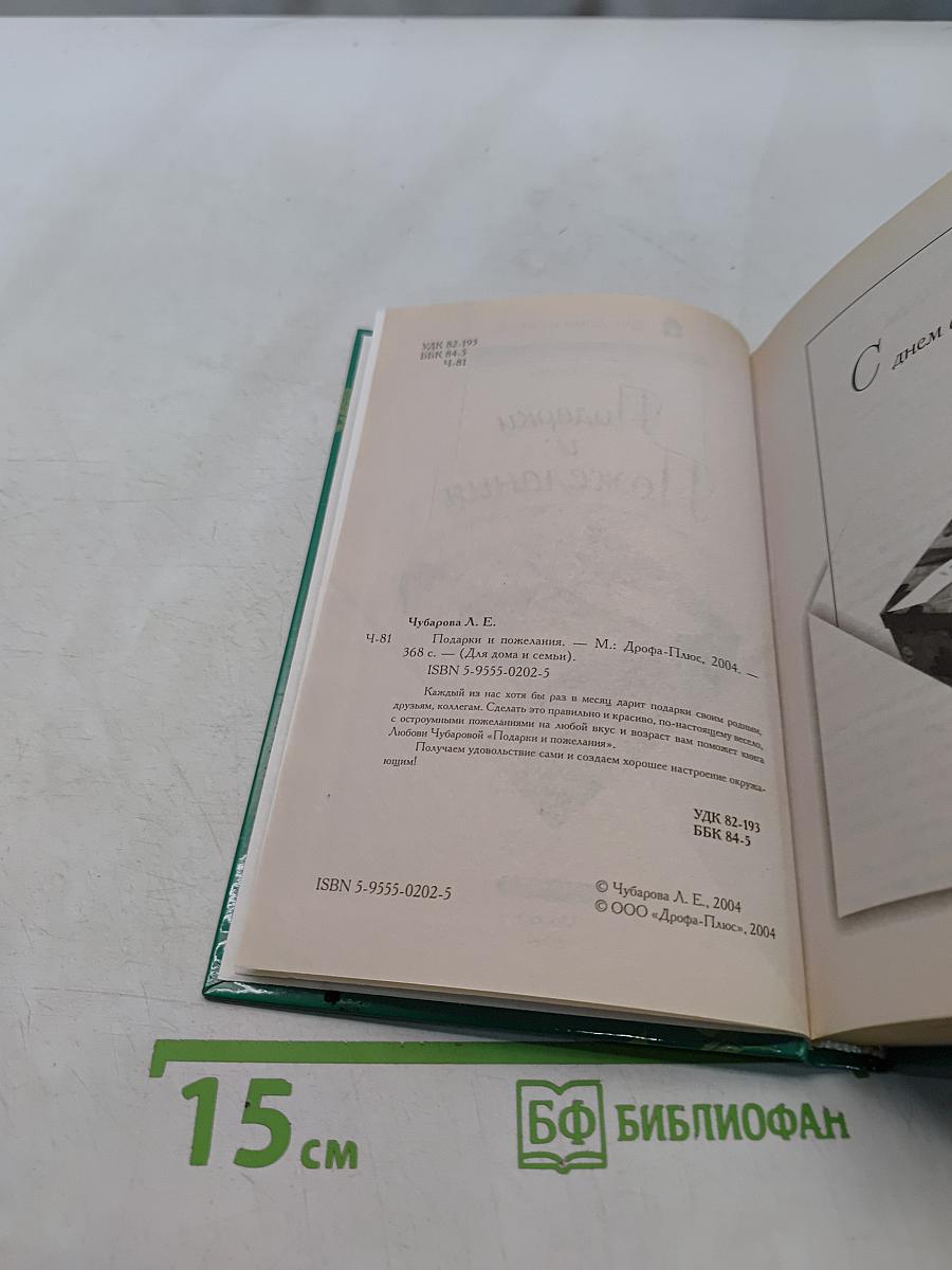 Подарки и пожелания
