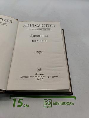 Дневники. Том двадцать второй. 1895-1910