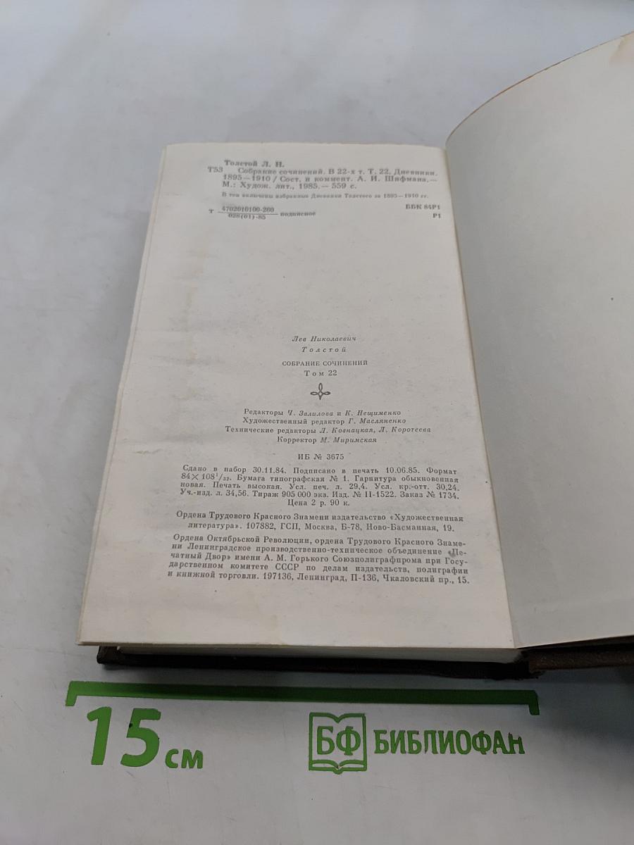 Дневники. Том двадцать второй. 1895-1910