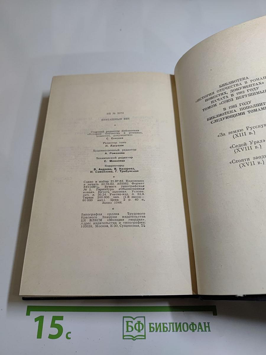 Бунташный век