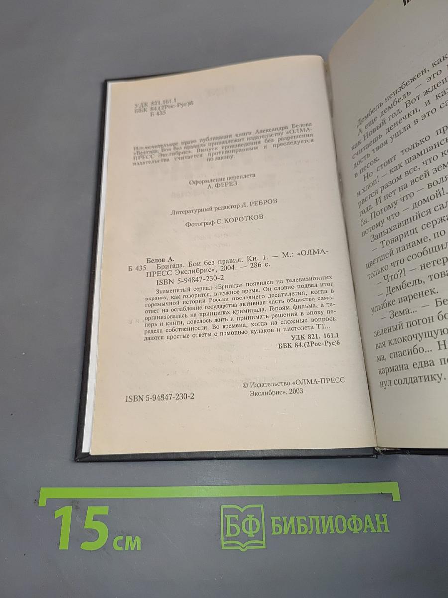 Бригада. Бой без правил. Книга 1