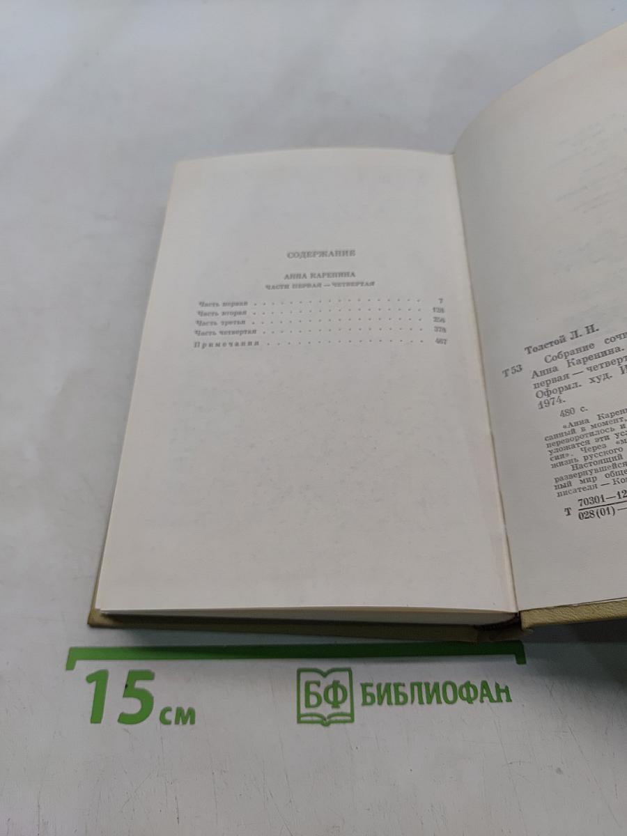 Анна Каренина. Роман в восьми частях. Часть первая - четвертая