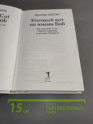 Уличный кот по имени Боб