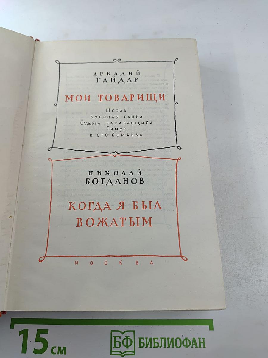 Мои товарищи. Когда я был вожатым