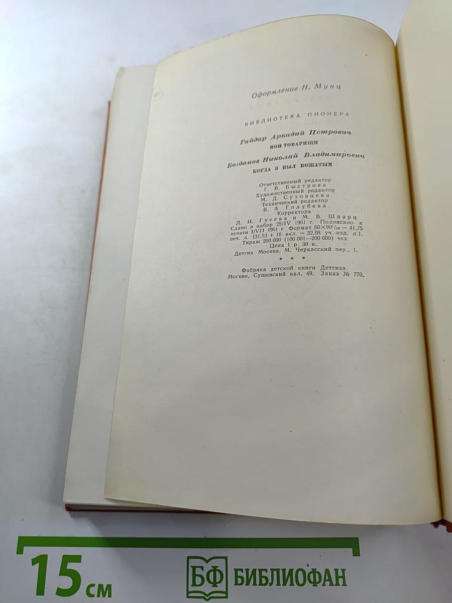 Мои товарищи. Когда я был вожатым