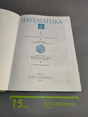 Математика. 6 класс. Часть 1