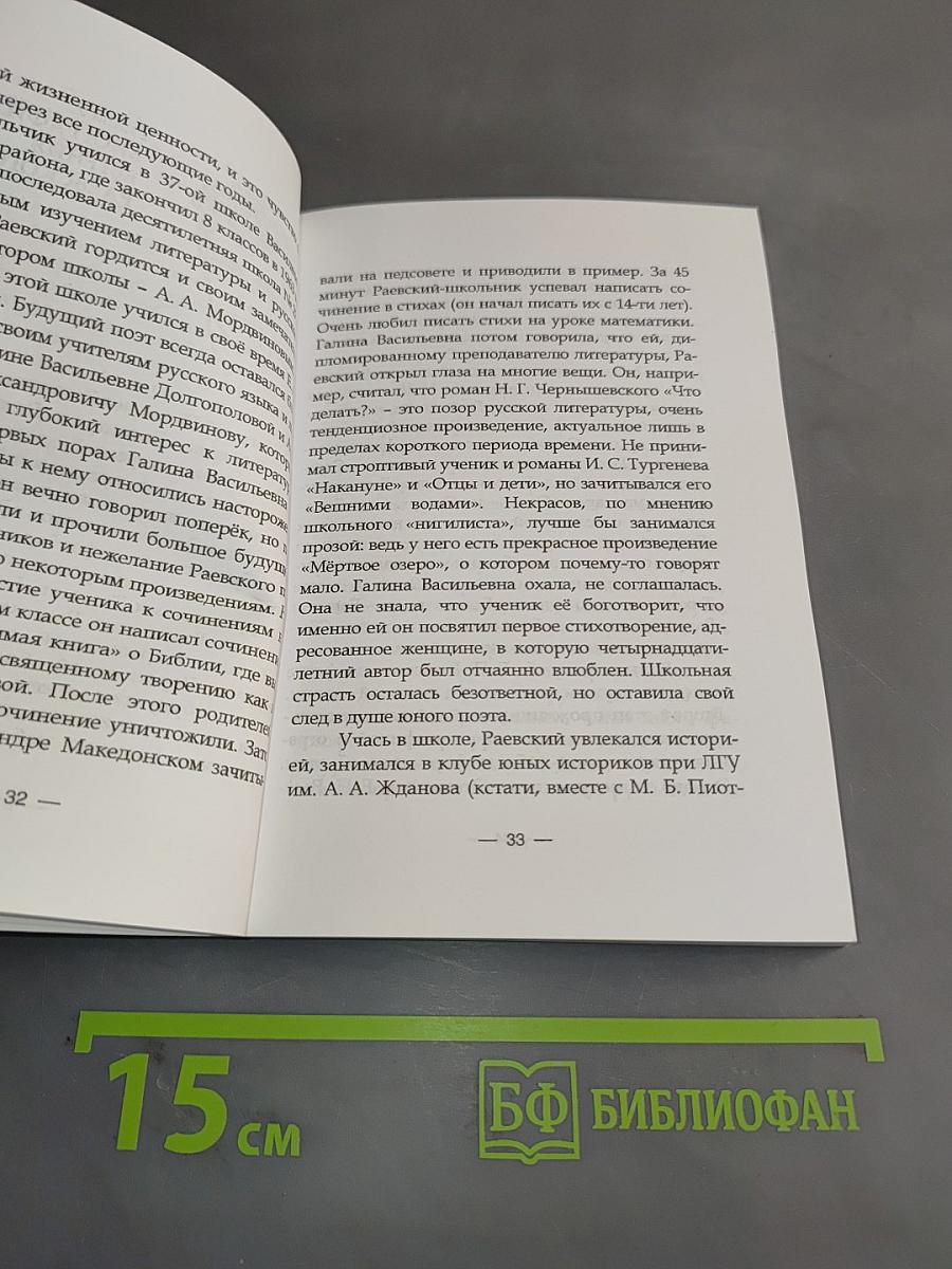 Больше чем поэт (о жизни и творчестве Евгения Раевского)