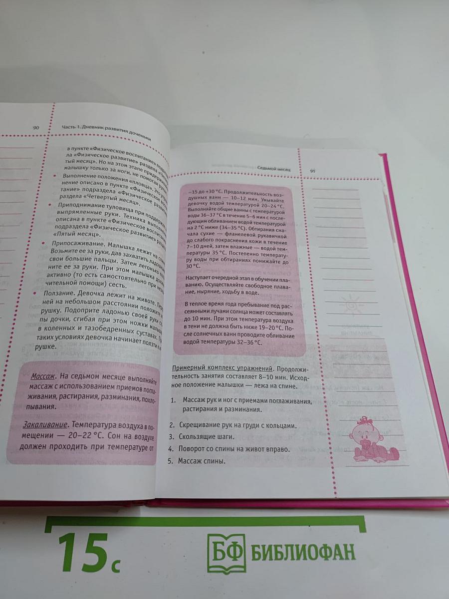 Моя доченька день за днем. Дневник развития от рождения до года